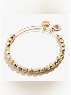 Alex And Ani Gold Beaded Expandable Bracelet